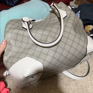 Elegant Beige Designer Handbag Nine West